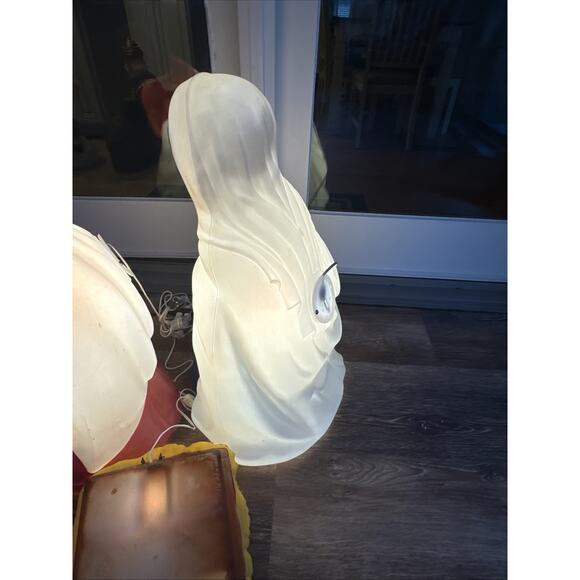 Vintage General Foam Christmas Blow Mold 3 Piece 27" Joseph Mary and Baby Jesus - Picture 11 of 13